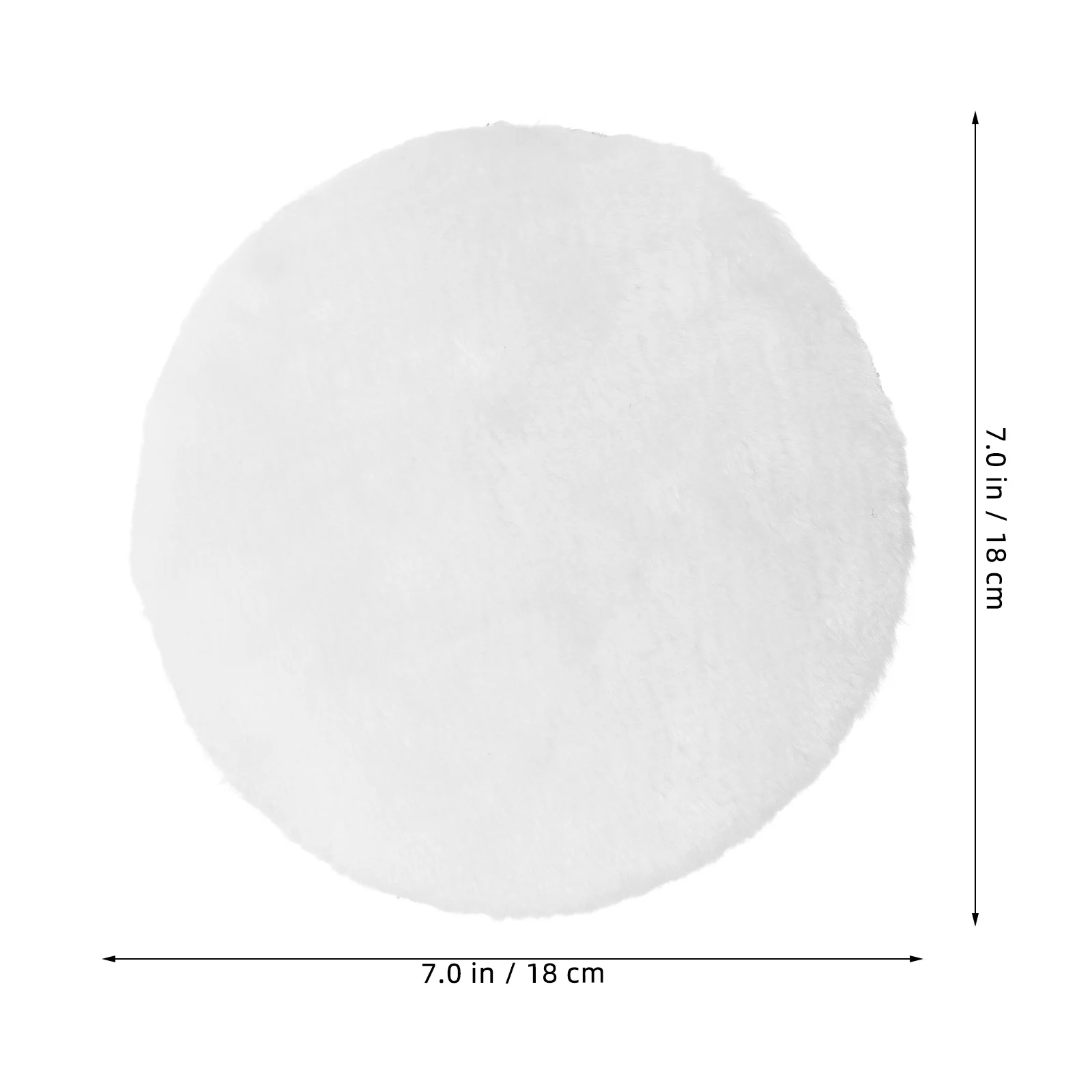 2 szt. Wełniane tarcze polerskie 7 cali samoprzylepne pady polerskie do drewna, kamienia, samochodów, do szlifierki kątowej, tarcza polerska okrągła do szlifowania