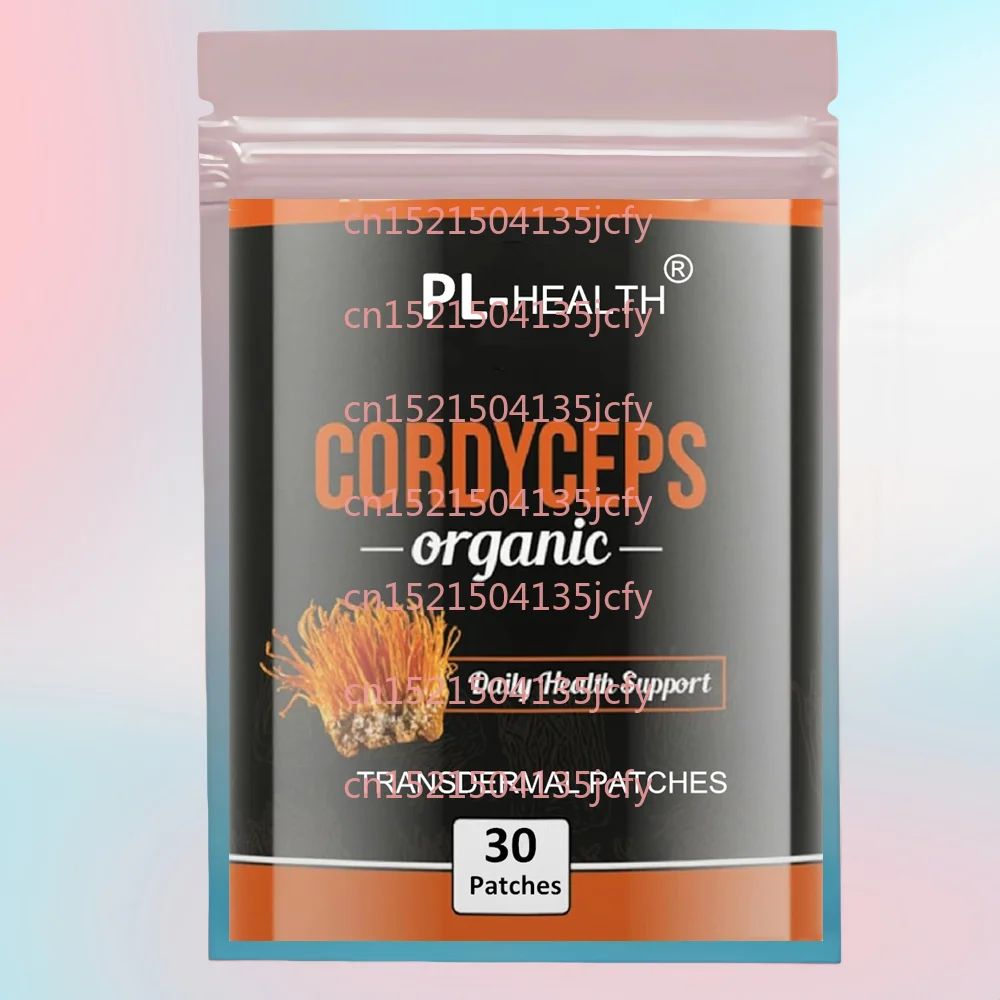 

Cordyceps Mushroom Transdermal Patches Energy & Stamina Support-30 Patches One Month Supply