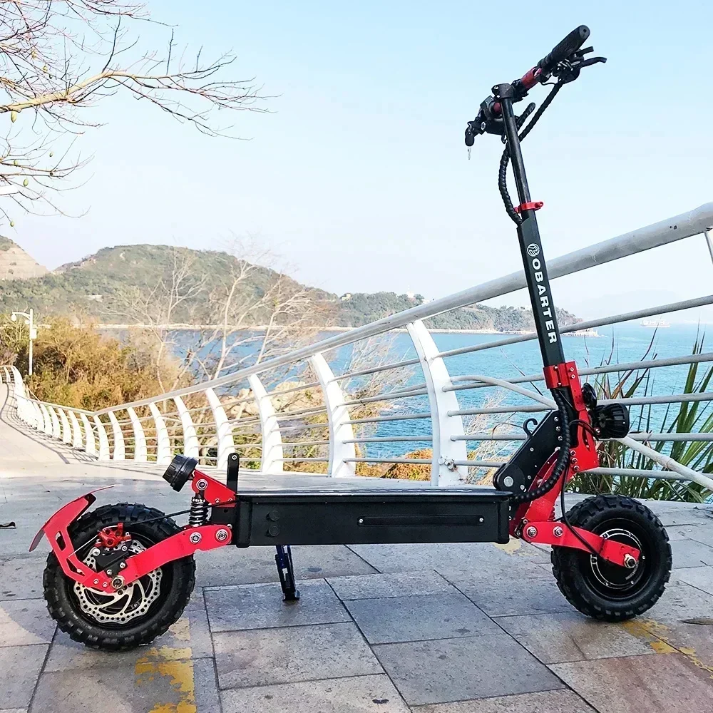 X3 11-inch Fat Tire 48V21Ah Battery 1200*2 Powerful Dual Motor Off-road Electric Scooter Top Speed55km/h  Adult  fold E- Scooter