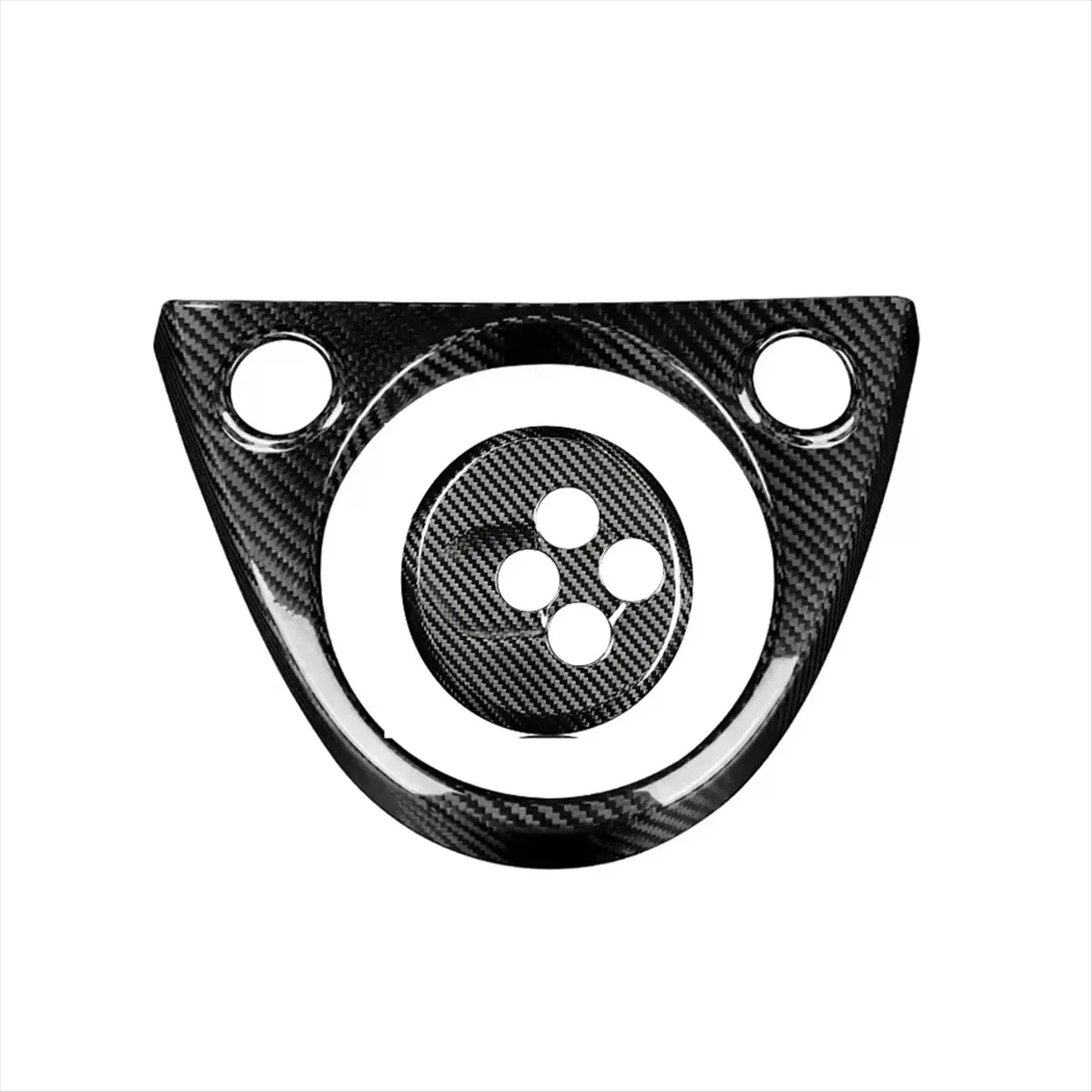 Super Sale Hard Carbon Fiber Sticker Automatic Car Gear Shift Frame Trim for Abarth 595 695 2012-2023