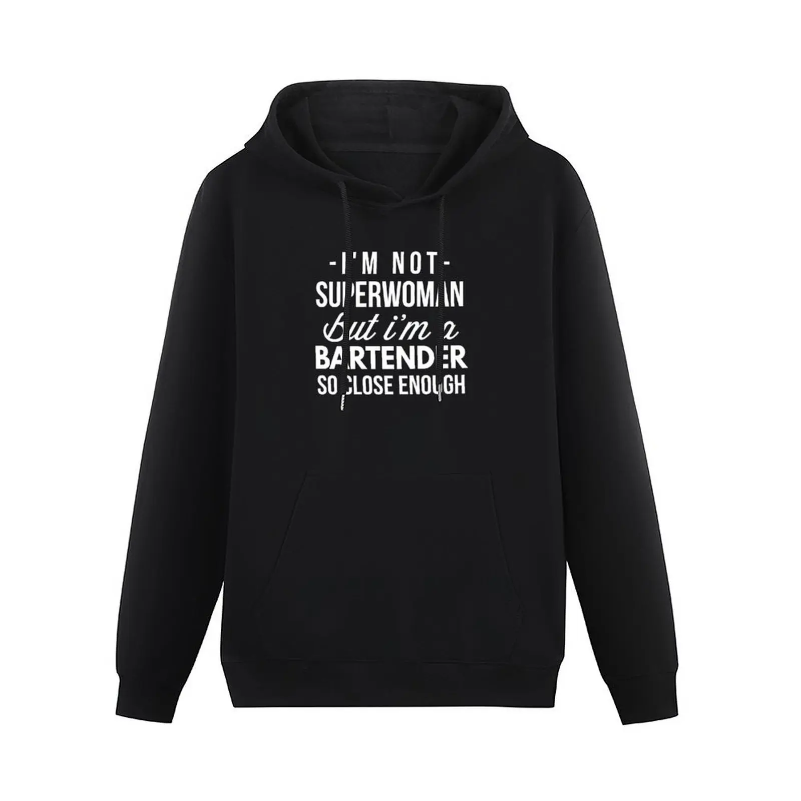 I'm not Superwoman but I'm a Bartender Pullover Hoodie anime clothes anime clothing aesthetic clothing graphic hoodies