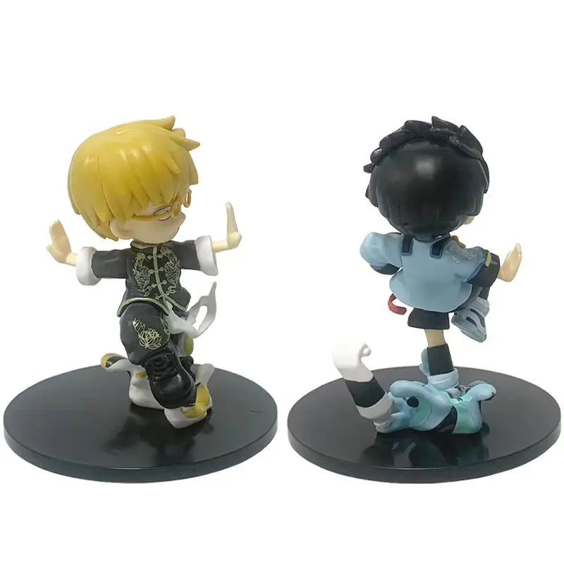 Mob Psycho 100 Anime Figuren Gk Reigen Arataka Q Edition Kawaii Zittende Palm Serie Model Pop Desktop Ornament Collectible Gift