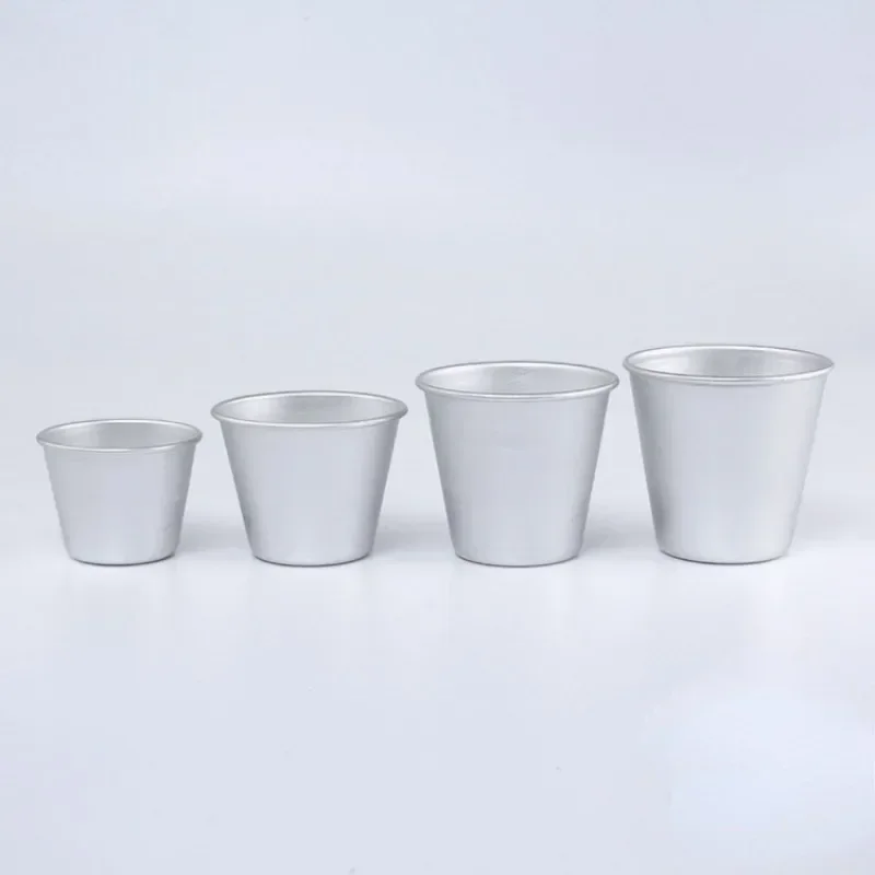 Nonstick Baking Cups Metal Aluminum Baking Form Mould Pastry Pudding Mold Decorating Tool Cookie Shot Pudding Tart Mold