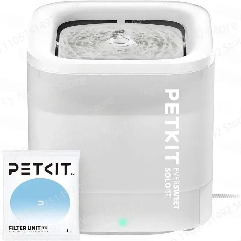 Фонтан для воды для кошек PETKIT с беспроводным насосом, ультратихий, 65 унций (1,85 л), для кошек и собак, легко чистится