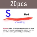 20 piezas Rojo S