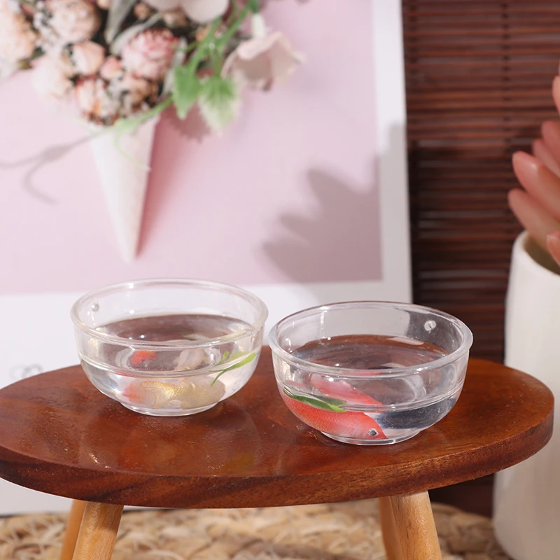 1:12 دمية مصغرة خزان الأسماك السلطانية حوض السمك بيت الدمية ديكور المنزل لعبة #2