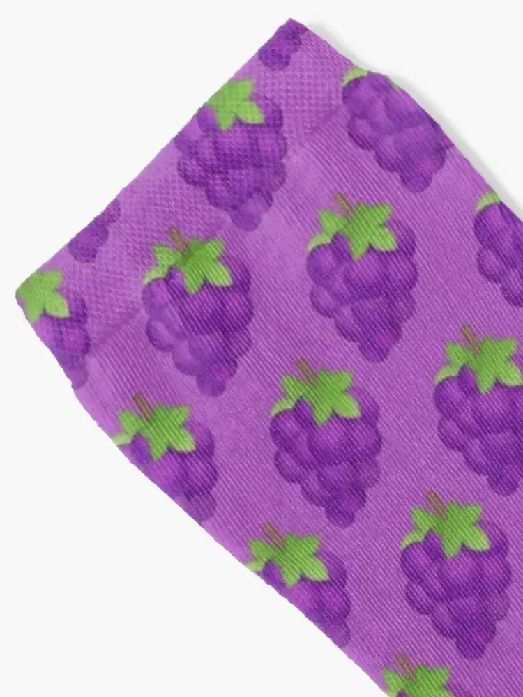 Grapes Purple Costume Fruit Gift for Grape Lovers Socks Soccer gifts Socks Women's Men's