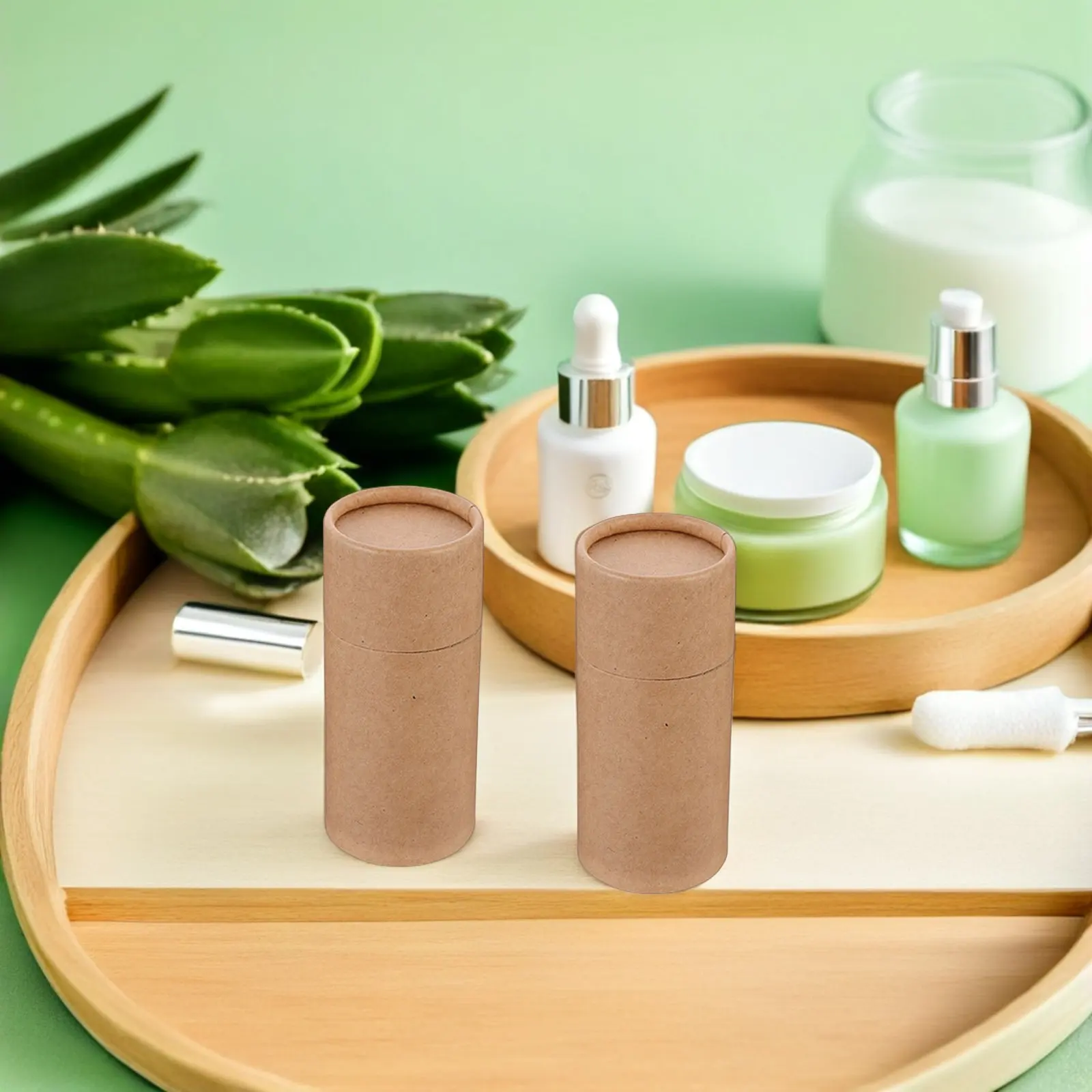 8Pcs Kraft Paper Cardboard Tubes Mailing Tube Cylindrical Paper Container for Shipping Poster Tube Document Holder view 5