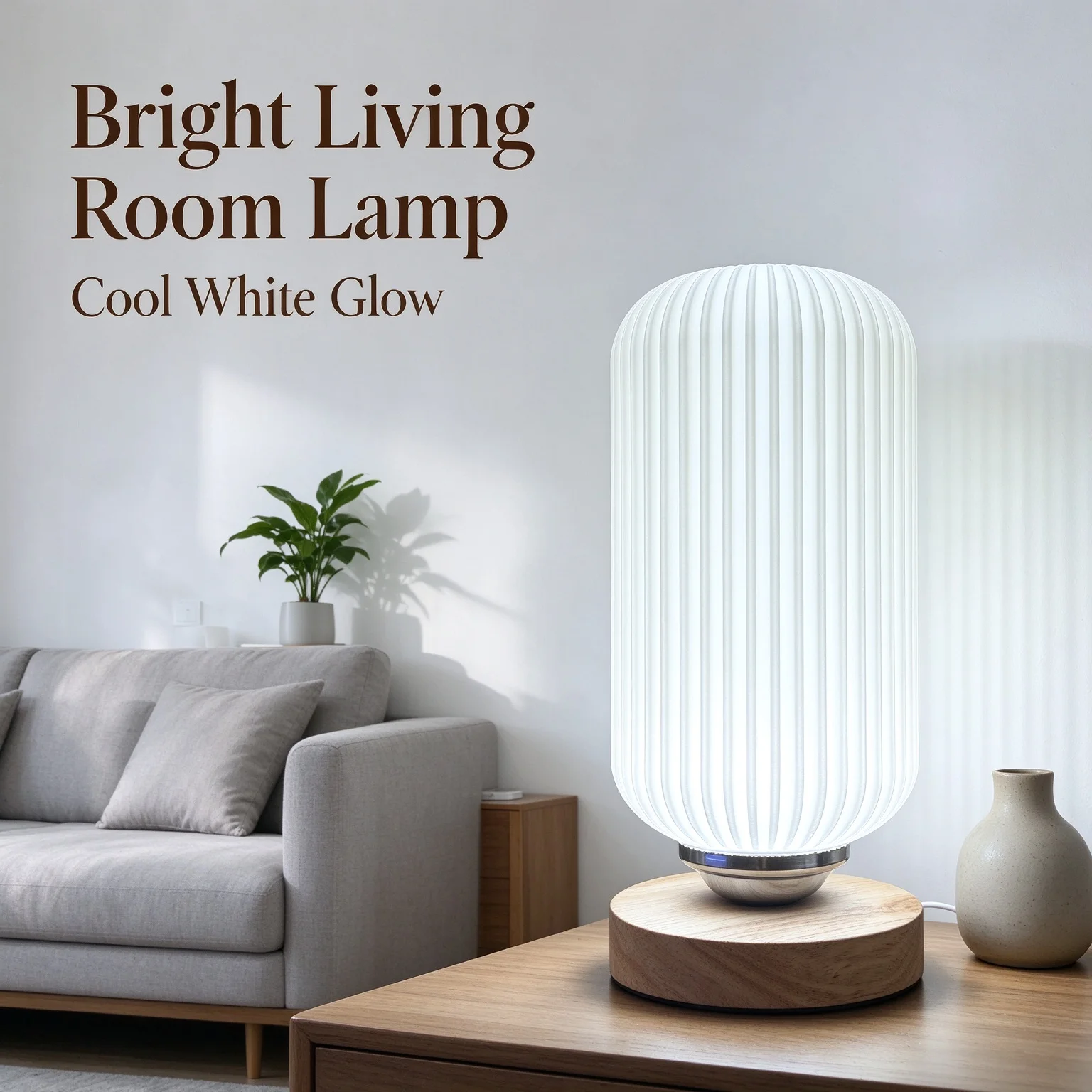 3D Printed Wave Texture Table  - Decor Lighting Lamps 评论和价格
