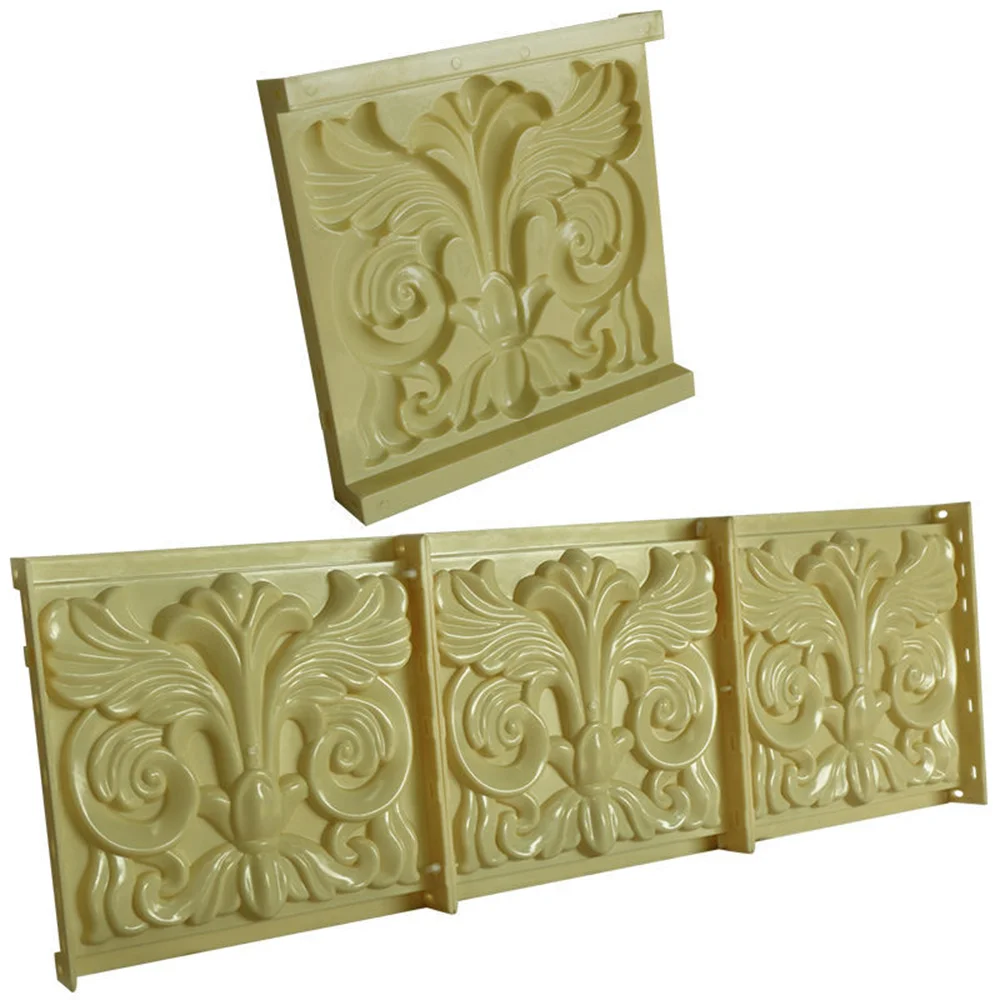 Roman Column Embossed Flower Board Wall Flower Pendant Cement Lace Model European Villa Printing Template