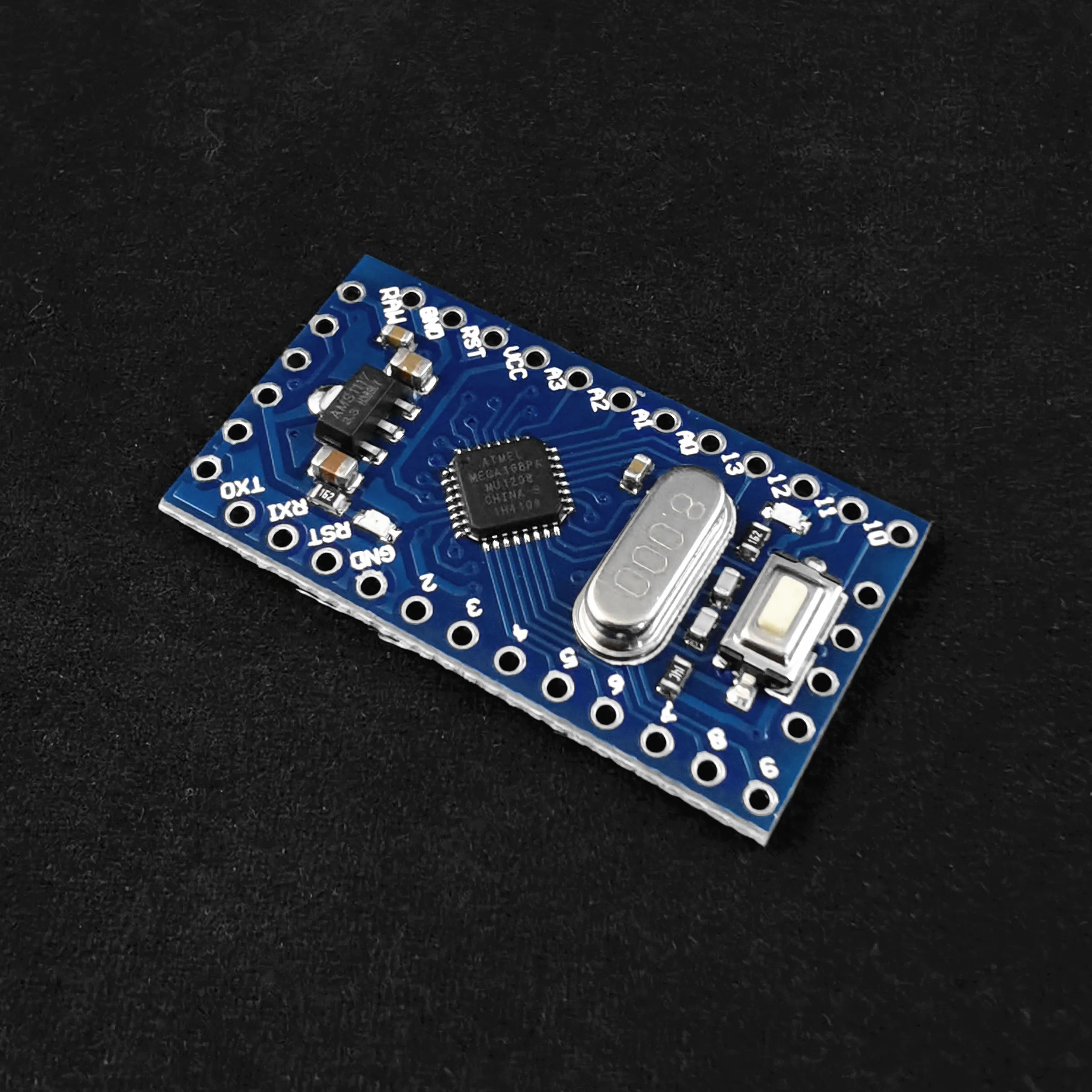 

Alternative Pro Mini ATmega168/ATMEGA168A/ATEMGA168PV/ATEMGA168PA-10AU/20AU 3.3V/8MHz good quality with bootloader [Factory]