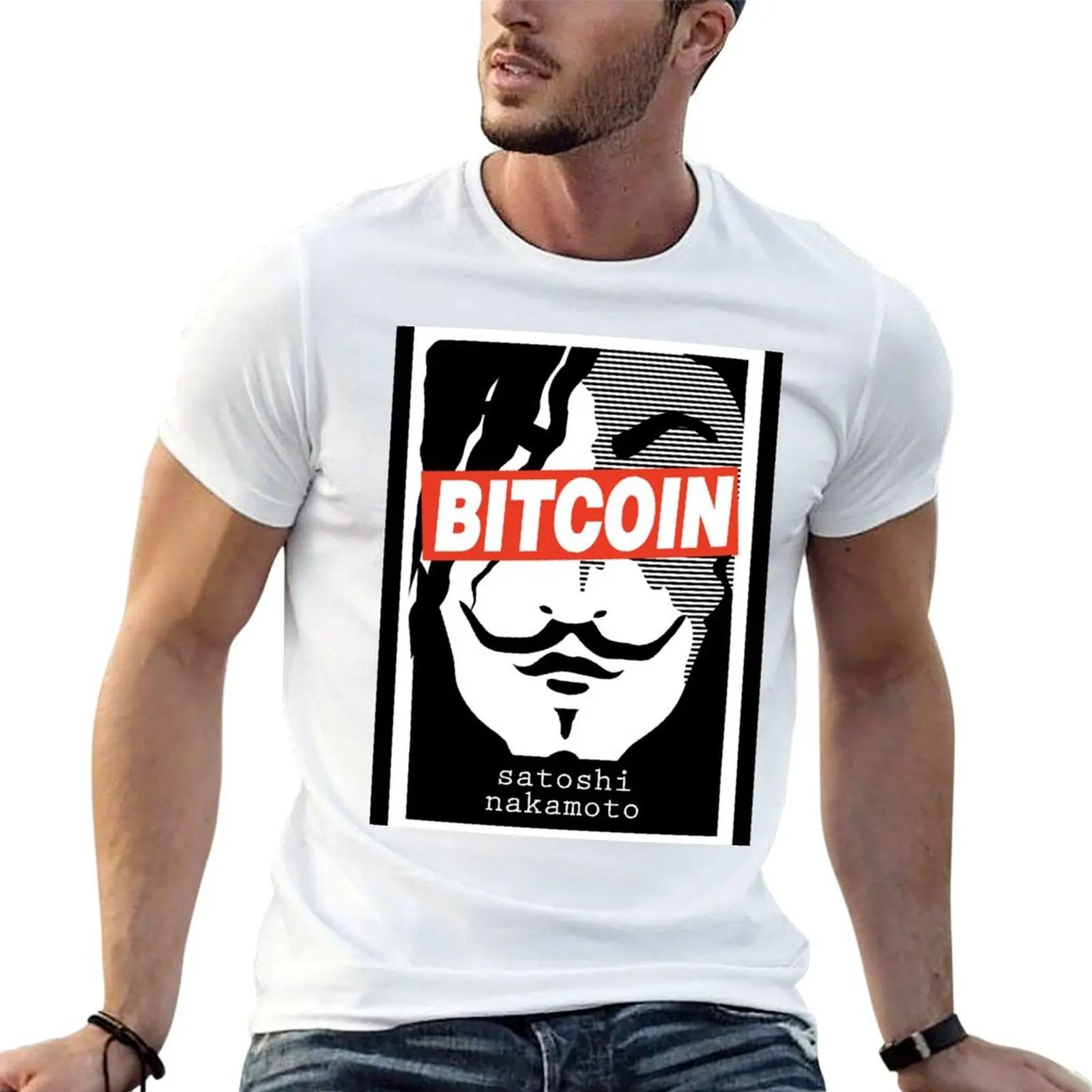 

t man graphic t Nakamoto Bitcoin vintage man percent cotton Satoshi for shirt for shirts 100 T-Shirt