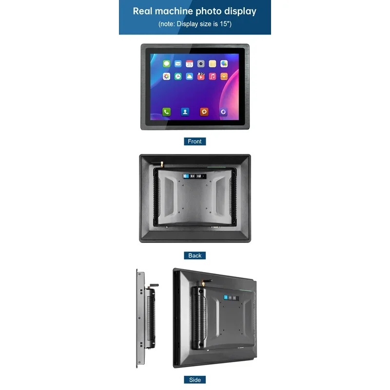 PC industriale tutto in uno HMI impermeabile IP65 RK3568 2+32 GB Android12/Linux/I5 Win-dows 10 12 17,3 PC touch panel da 19 pollici