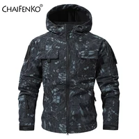 Chaqueta táctica de concha suave de piel de tiburón Lurker para hombre, abrigo impermeable de lana con capucha, ropa de caza, chaqueta de camuflaje para exteriores de otoño para hombre