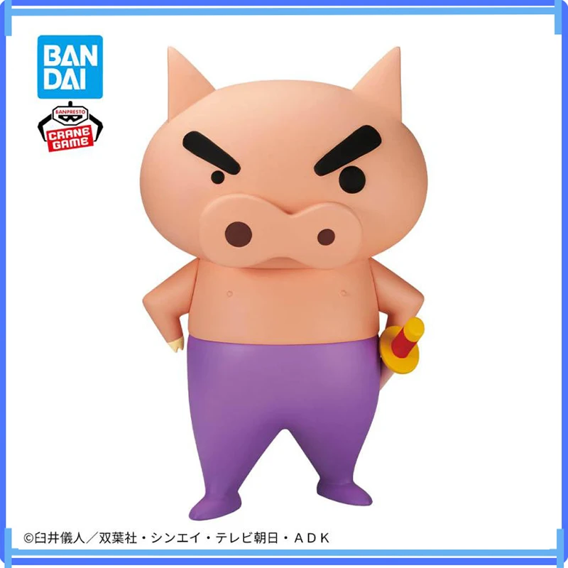 In Stock Original Banpresto Sofvimates Crayon Shin-Chan Buriburi Zaemon Anime Action Figure Model Boxed Toys Gift Genuine