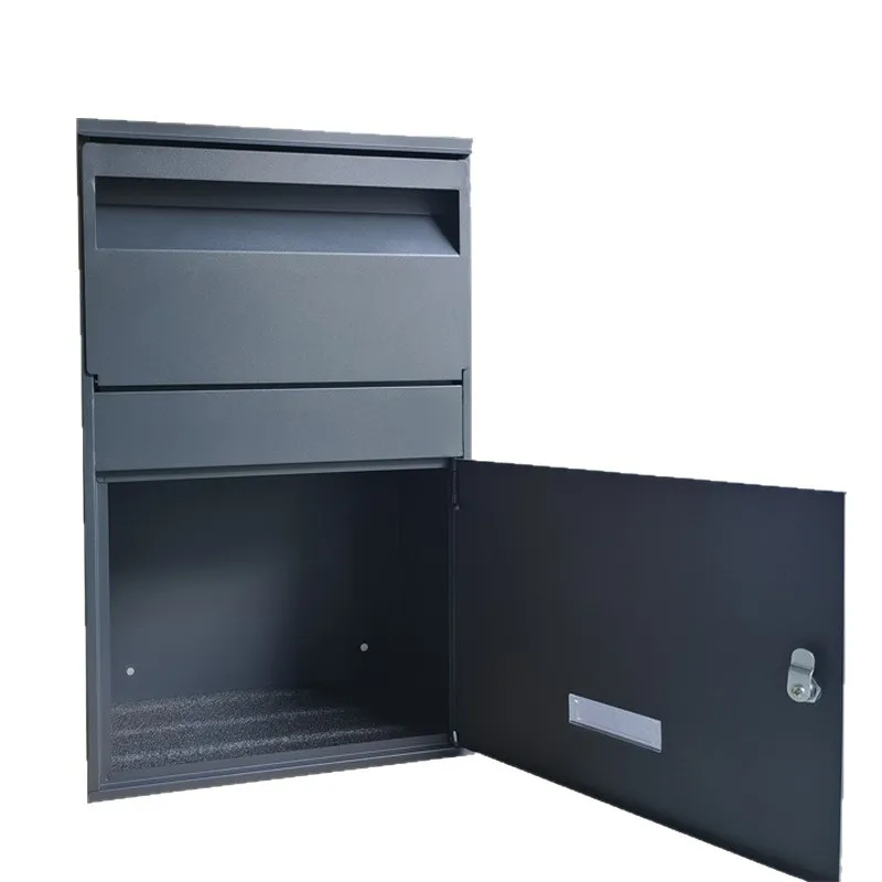 

2026 Waterproof Large Metal Mailbox for Home Wall-Mounted Anti-Theft Courier Delivery Drop Parcel Box for Outdoor Garden Use