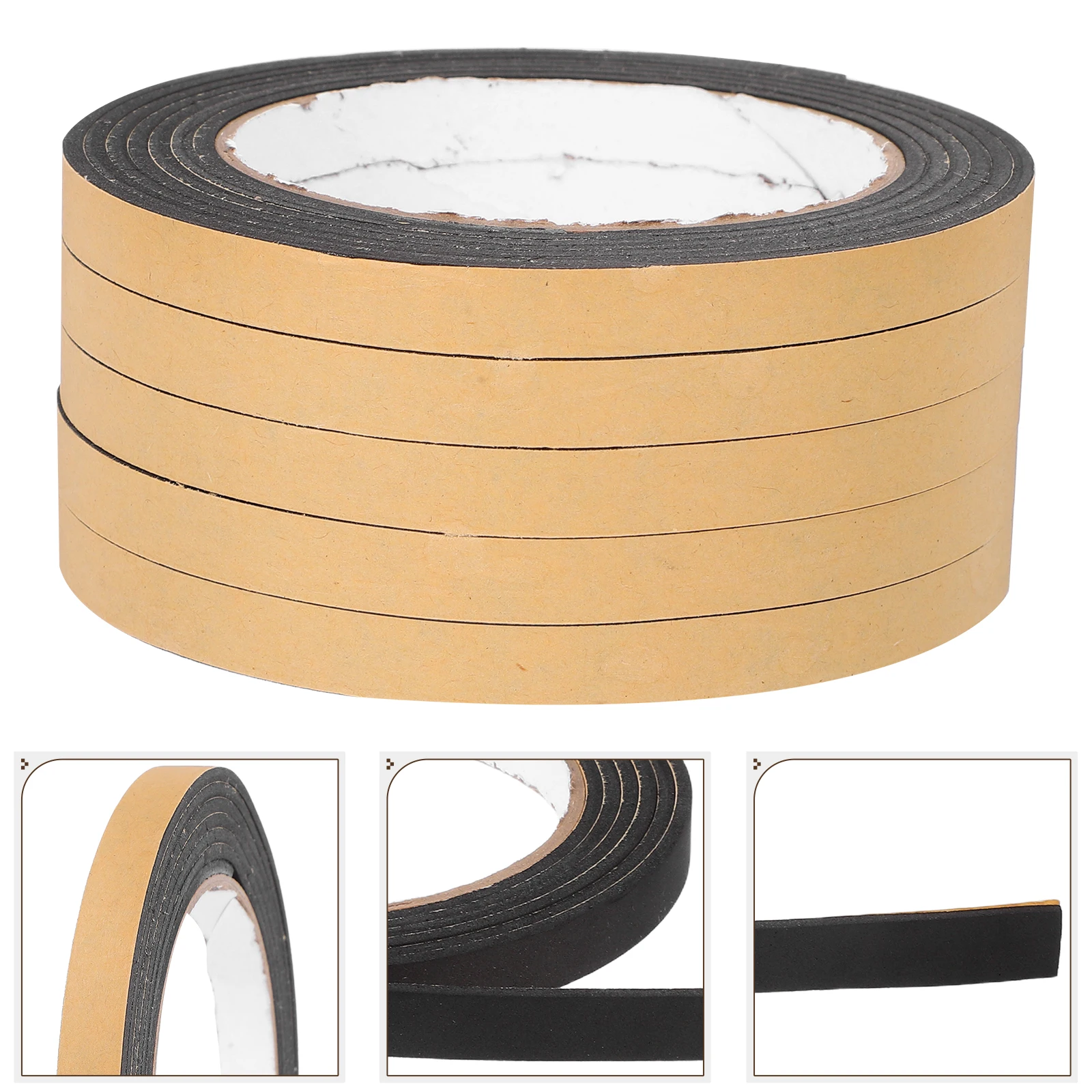 

5pcs 2M Waterproof Anti Corrosion Shockproof For Windows Sealing Tape for Windows Glass Door Sealing Tape Cabinet