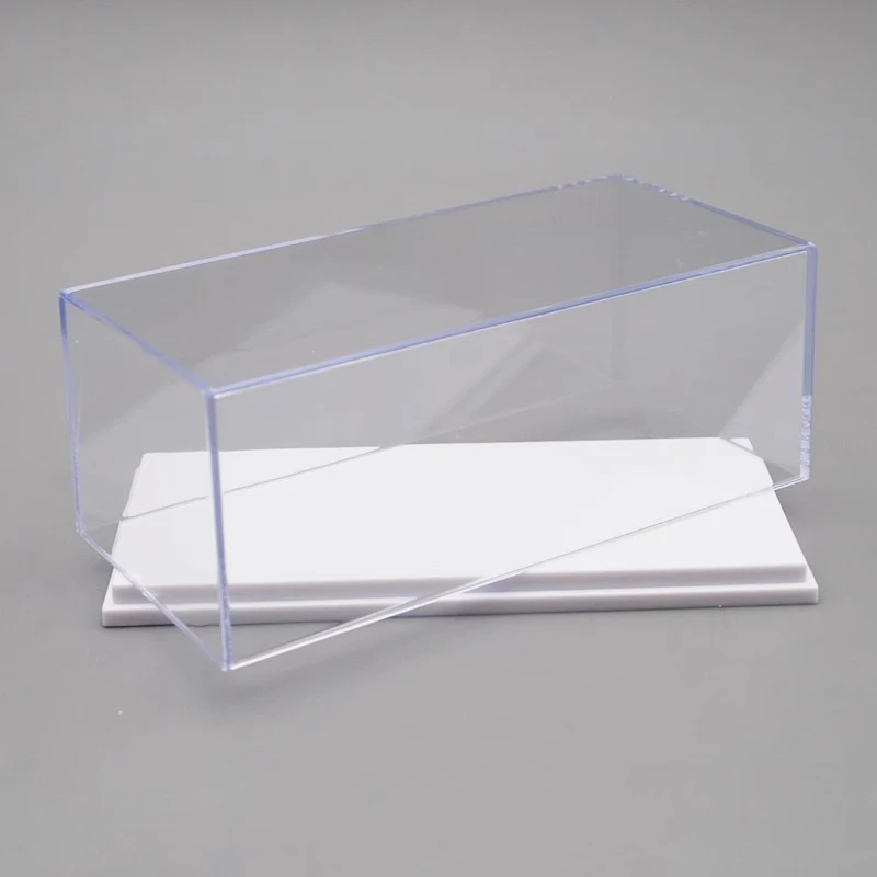 1:64 Car Model Display Box Transparent Protective Case Acrylic Dust Hard Cover Storage Holder