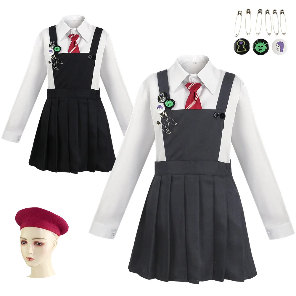 

Movie Matilda Cosplay Costume Women Shirt Dress Hat Suit Kids Outfit Uniform Halloween Carnival Disguise Party Costumes