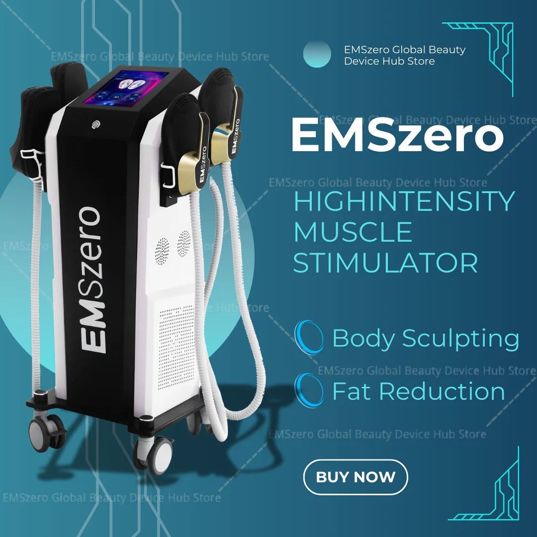 Professional 6500W EMS RF Body Sculpting Machine Emszero Fat Reducing Hi-emt Body Contouring Device with 200HZ