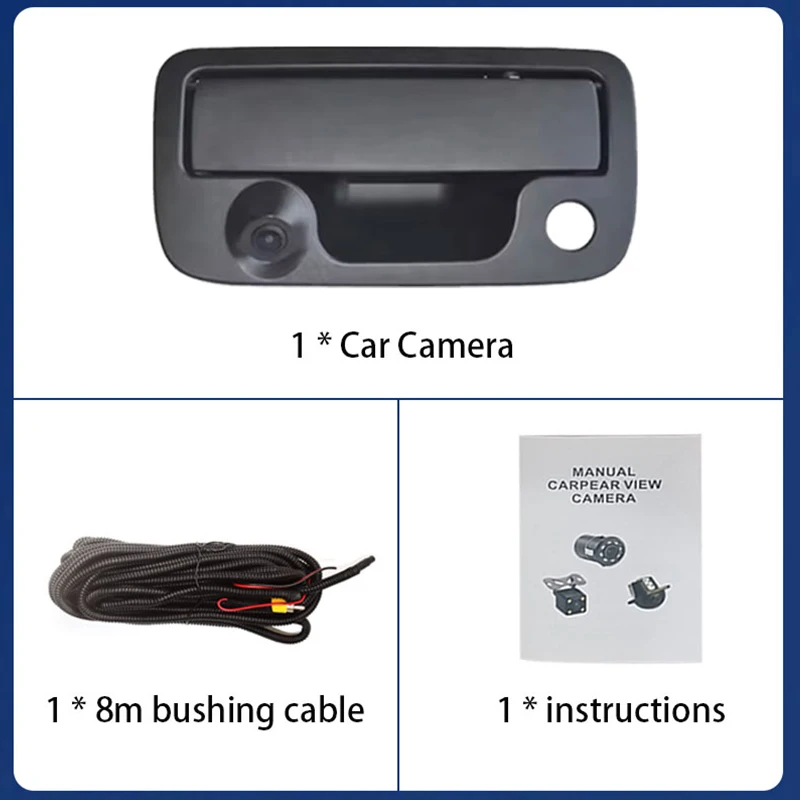 AHD 1080P NTSC Pickup Tailgate Handle Reverse Camera For VW Volkswagen Amarok 2010-2020 Waterproof Night Vision Backup Camera
