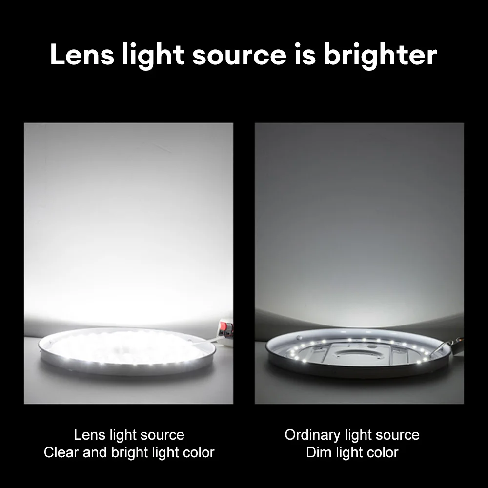 36W/24W/18W/12W LED Anello di Luce di Pannello LED Cerchio Lampada da Soffitto Modulo LED Piastra Luminosa per Camera da Letto Soggiorno Complementi Arredo Casa