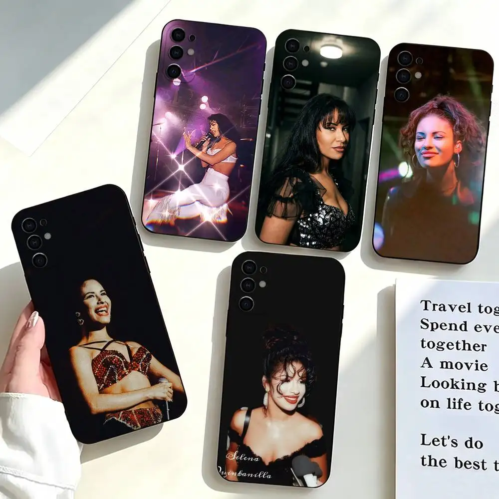 Selena Quintanilla-a Phone Case For Samsung S25,S24,S21,S22,S23,S30,Ultra,S20,Plus,Fe,Soft Silicone Black Cover