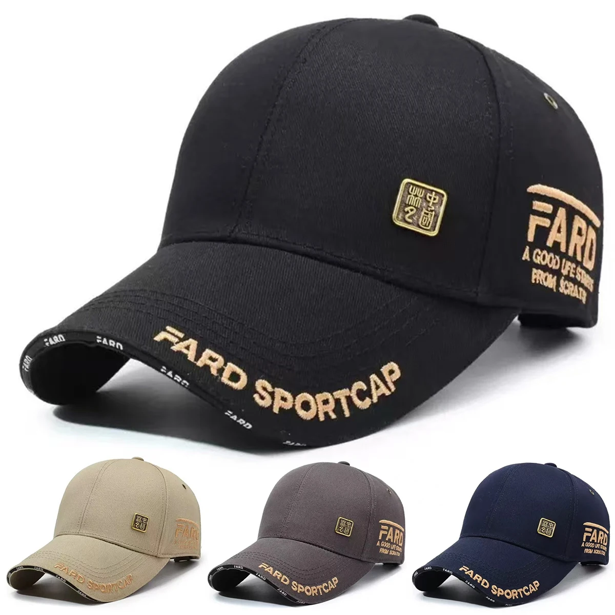 Unisex FROM SCRATCH Embroidery Baseball Caps Spring Autumn O