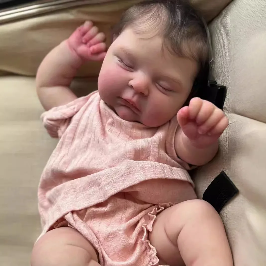 49 cm Reborn Baby Puppe Felicia Lebensechte Hand Verwurzelt Haar Reborn Puppen Schöne Baby Puppe Geschenk Für Kinder