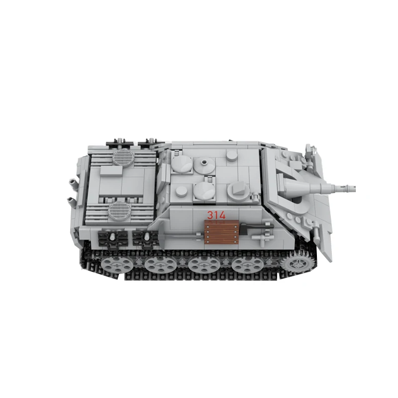 WW2 군사 독일 육군 Jagdpanther 탱크 구축함 MOC 빌딩 블록 전투 차량 전시 모델 브릭, 남아용 크리스마스 장난감