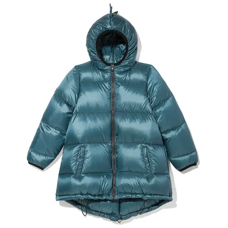 Bambini Parka piumino impermeabile addensare bambini Warm Down tuta da neve dinosauro Toddler Girl Boy Parka capispalla lunga