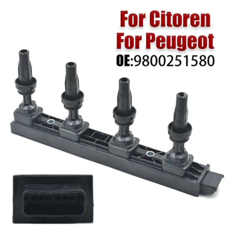 

A + 1 шт. автомобильная катушка зажигания 9800251580 для Peugeot 301 308 408 для Citroen C4 1,6 л