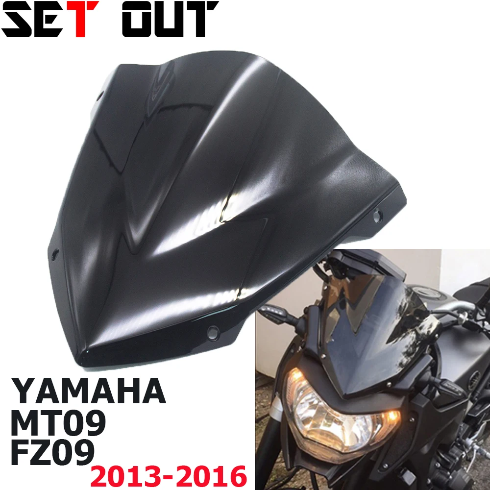 Motorcycle accessories Sport windshield sun visor wind deflector For Yamaha MT-09 mt09 fz09 2013 2014 2015 2016 2013-2016