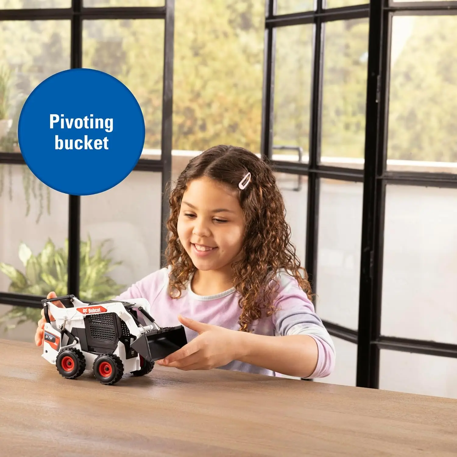 Bobcat S76 Skid Steer Loader - 1:16 Scale - Includes Functional Loader - Collectible Die-Cast Metal Construction Toys for Kids a