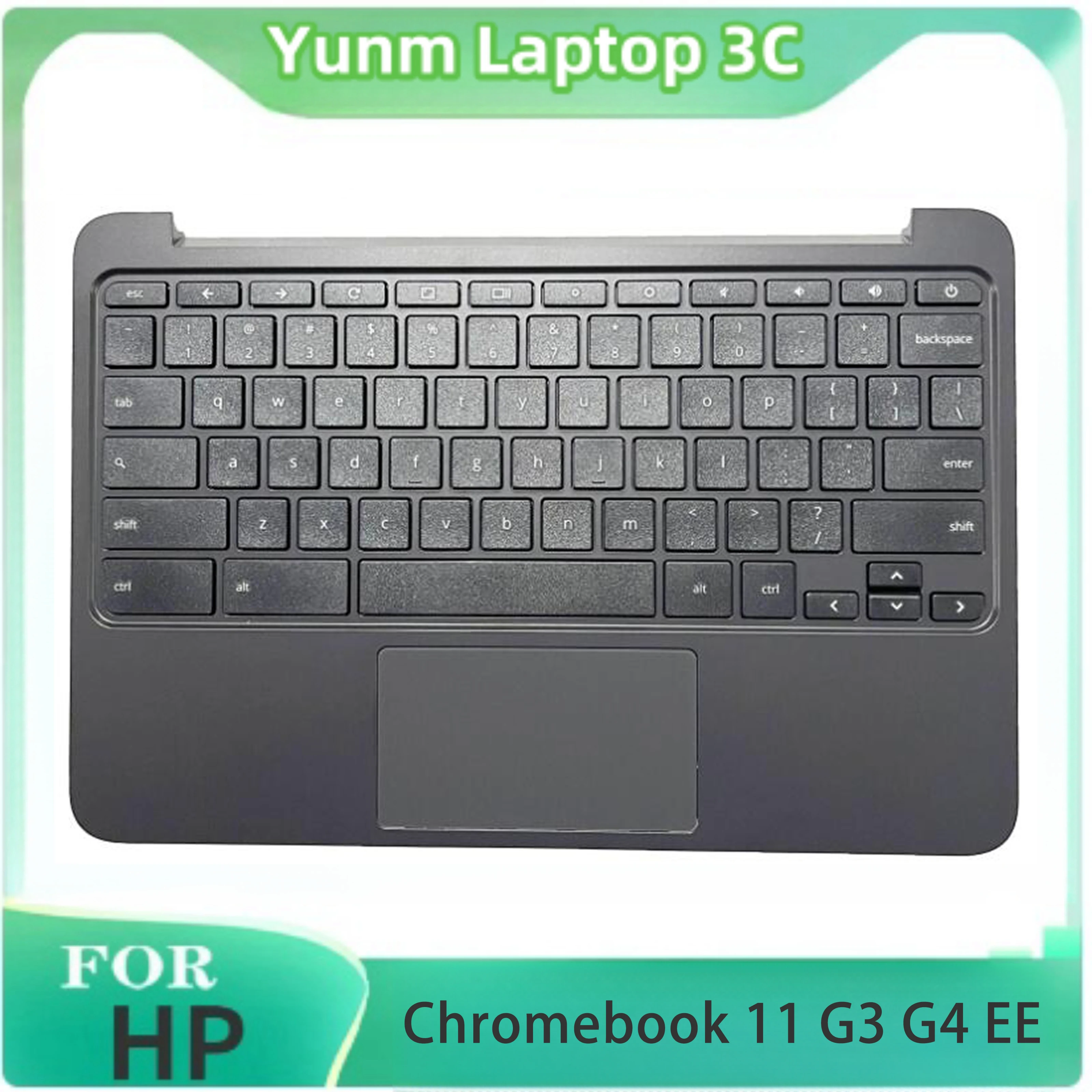 

Original New US Keyboard For HP Chromebook 11 G3 G4 EE Laptop Top Case Upper Palmrest Cover Replacement Keyboard 851145-001