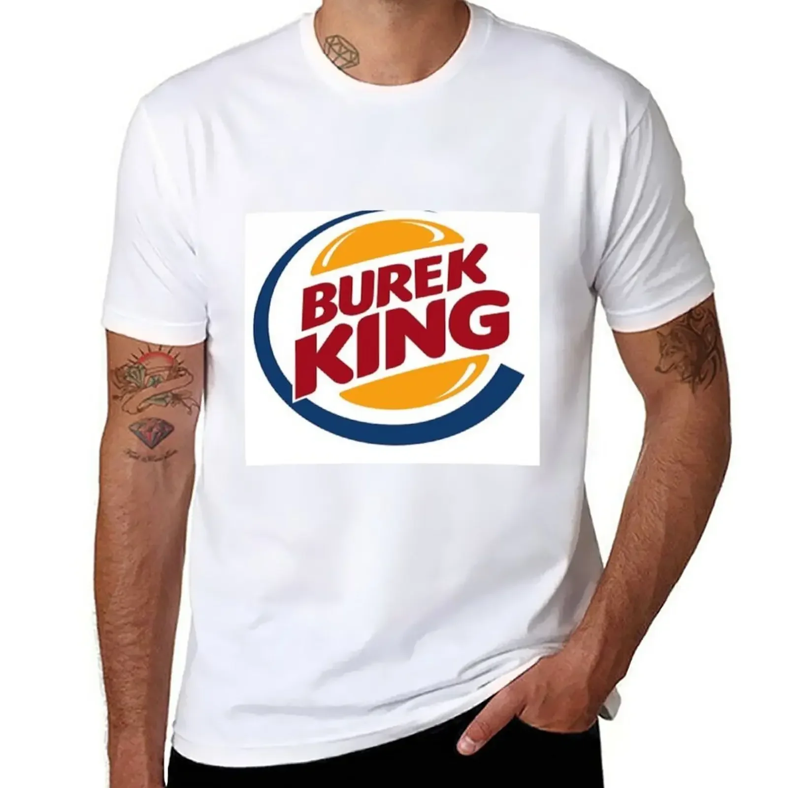 

Burek King T-Shirt korean fashion graphic t shirts for a boy sweat shirts, men