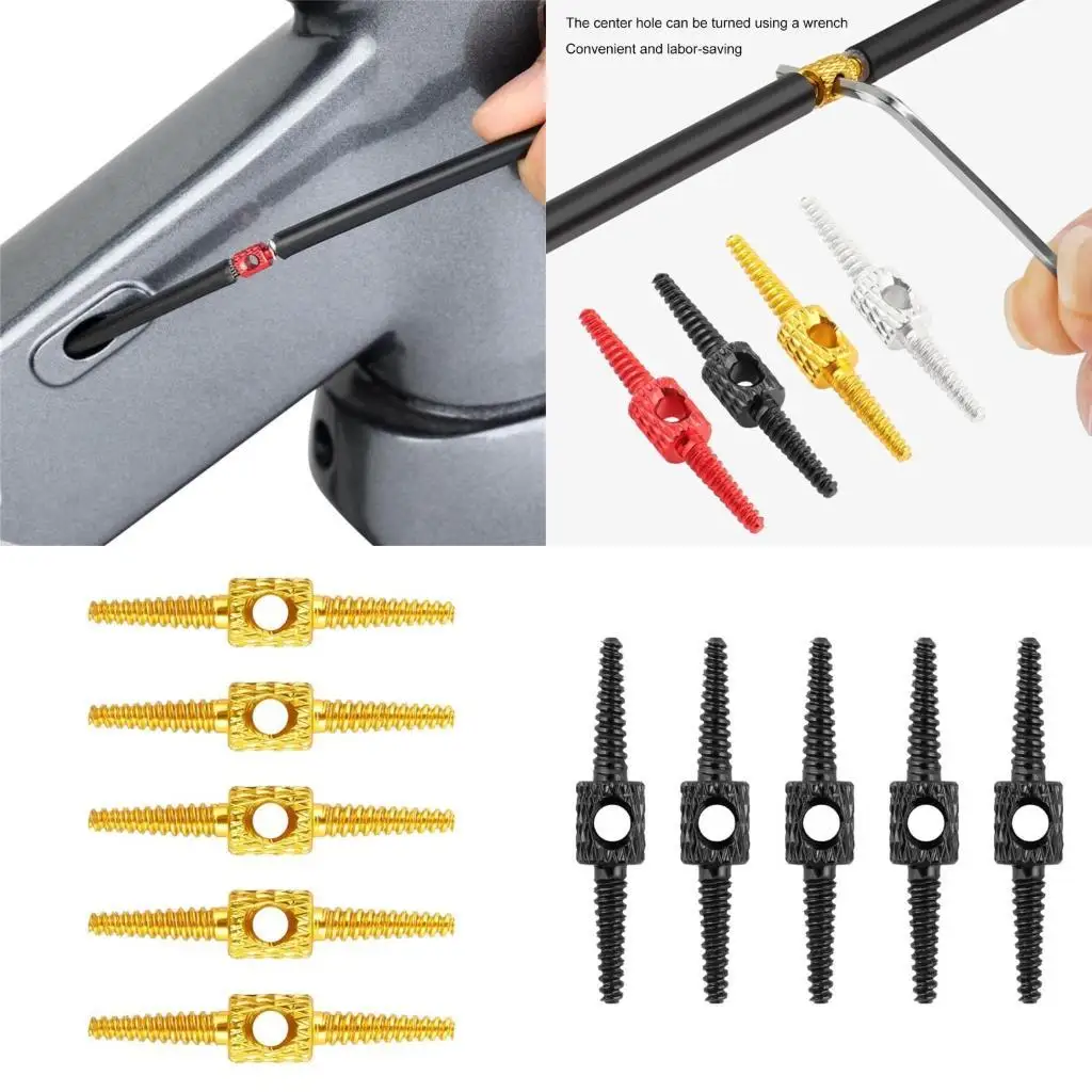 

R6FE 5pcsOil Tube Connectors Durability Hose Adapter Universals Fuels Line Routing