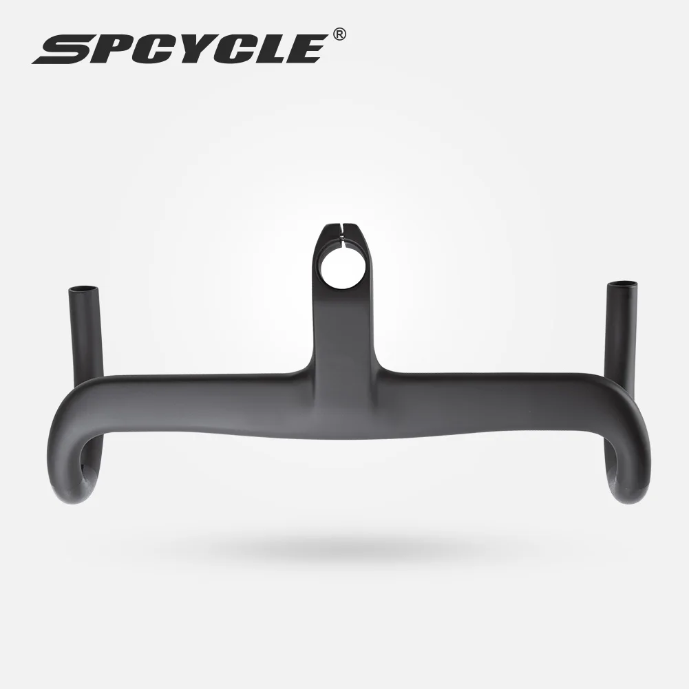 Spcycle HB-05 T1000 Carbon Road Bike Integrated Handlebar Full integrated cable monocoque 28.6mm Race Bicycle Handlebar