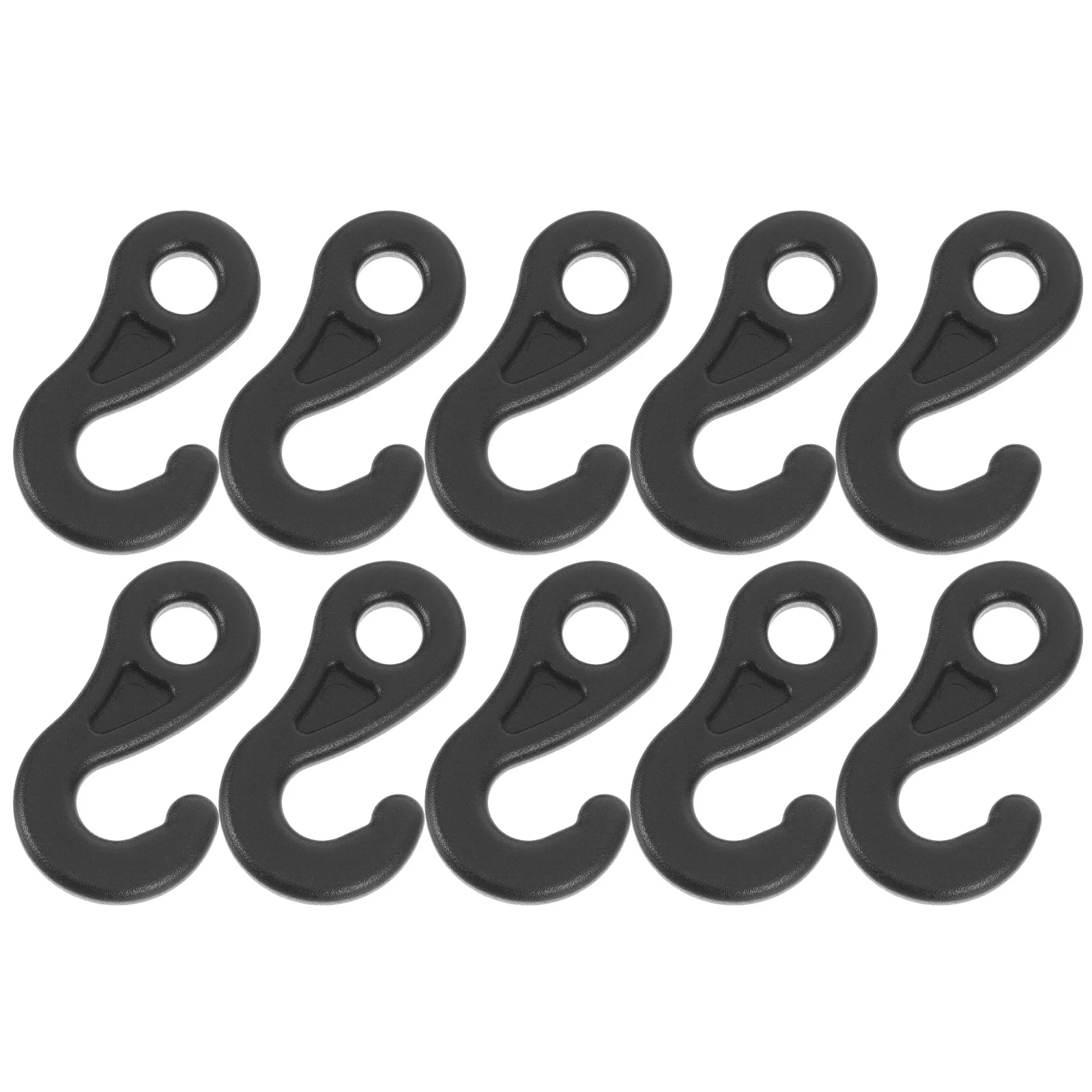 

10Pcs Tent Hooks Outdoor Secure Fixing Hook for Camping Tent Canopy Stable Rope Tightener Portable Windproof Clamps