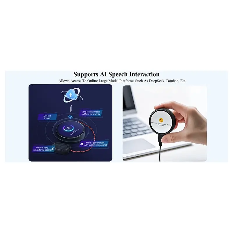 ESP32-S3 Development Board With 1.75Inch AMOLED Round Touch Display, Dual-Core LX7 Processor, 466X466 Resolution, QSPI