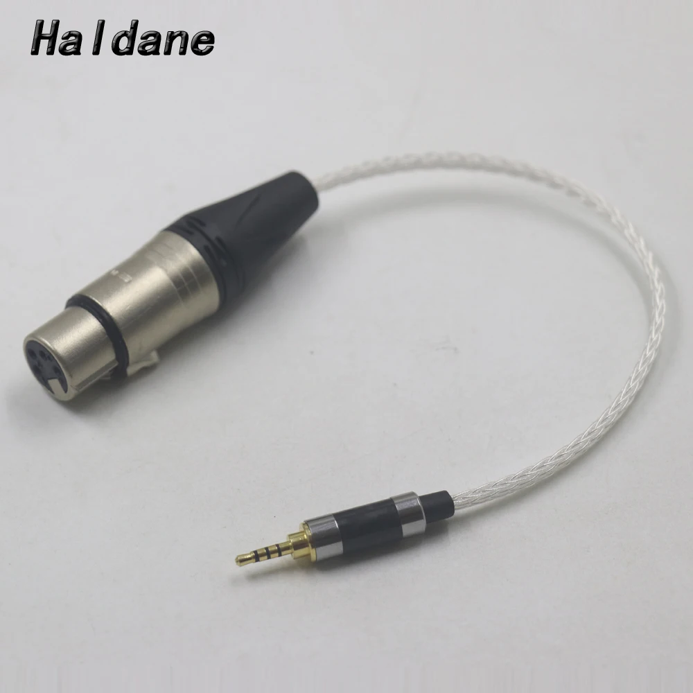 

Haldane HIFI 16Cores UPOCC Single Crystal Silver 2.5mm TRRS Male to 4pin XLR Balanced Female Audio Adapter Cable