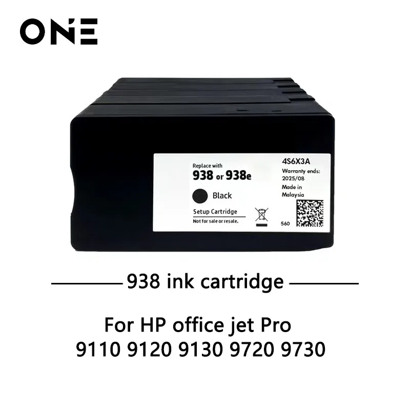 For HP 938 938xl ink cartridge for HP officejet Pro 9110b 9120 9130 9720 9730 Printer ink for hp938