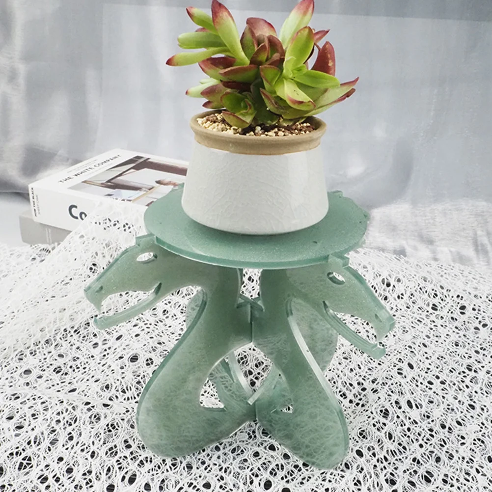 Snake-Shaped Flower Pot Rack Mold Silicone DIY Crystal Epoxy Casting Easy Demould Clean Add Pigments Glitter Powder Unique