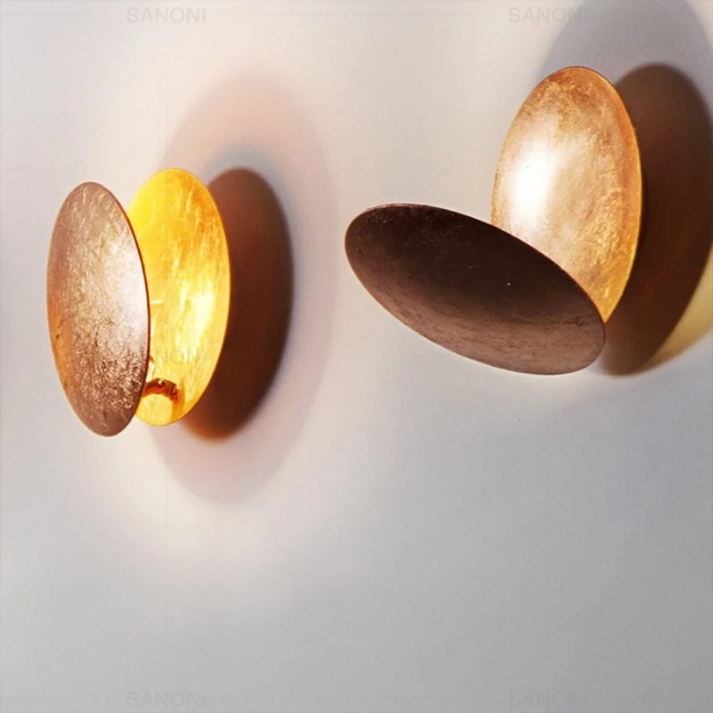 Modern LED Aisle Wall Lamp for Bedroom Bedside Living Room Stairs Corridor Eclipse Sconce Home Decor Lighting Fixture Luster