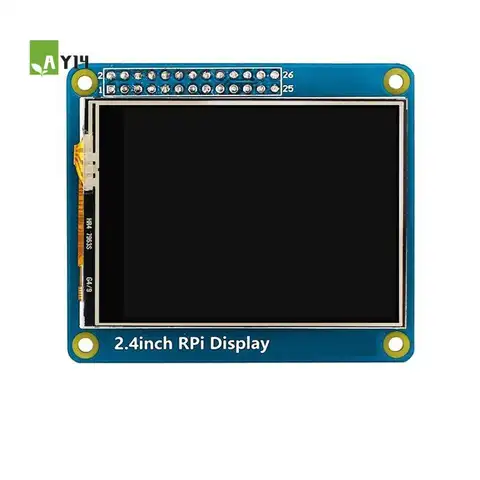 AY14 -2.4 Inch Touch Screen For Raspberry Pi Zero 2 W 320X240 SPI Interface TFT Display For Pi 5 4B 3B+ 3B 3A+