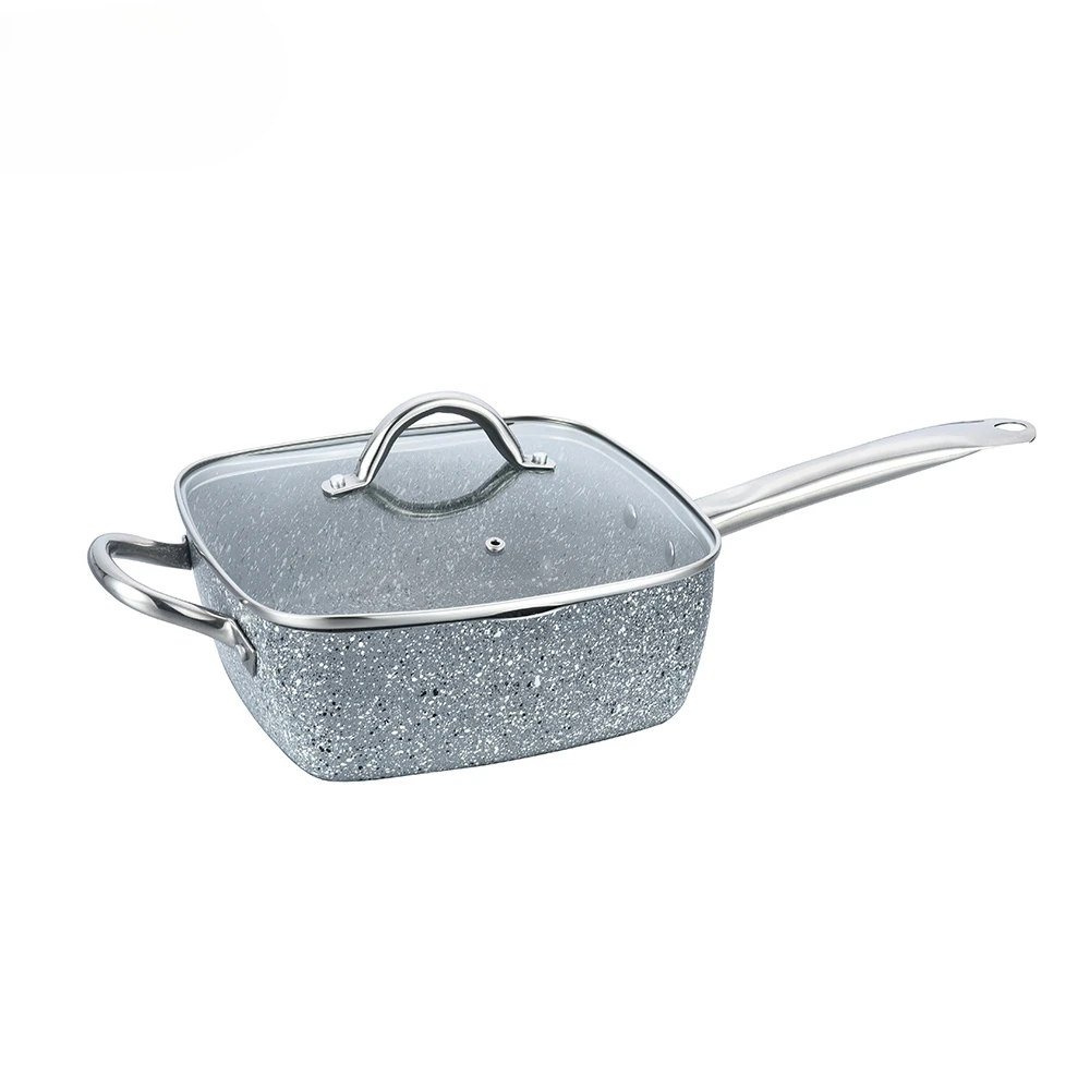 for Luxury utensils set kitchen cookware pans cooking cookware sets aluminum pot set granite nonstick