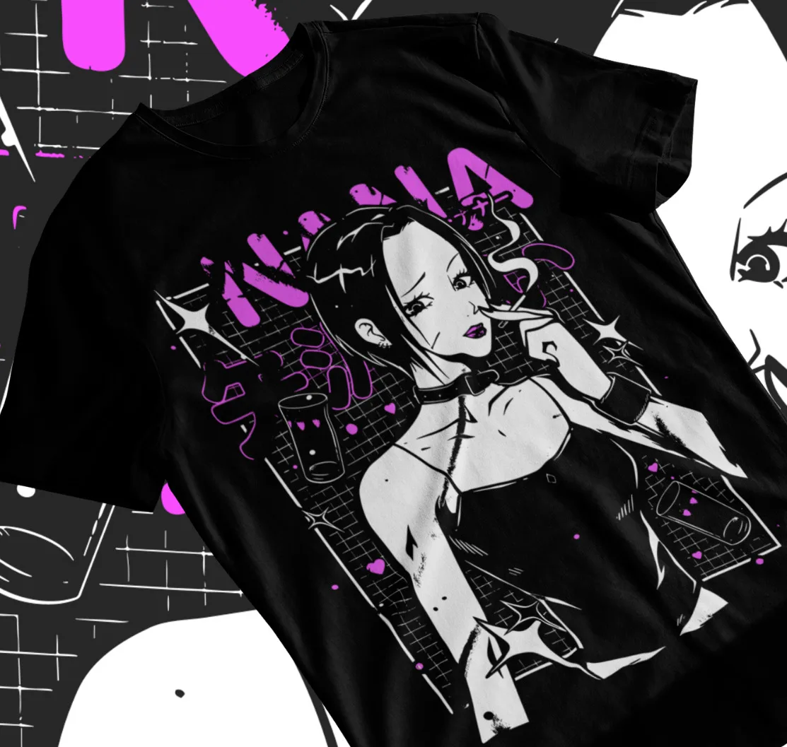 Nana Osaki Unisex T-Shirt,Black Stones Manga Anime Graphic Soft Tee