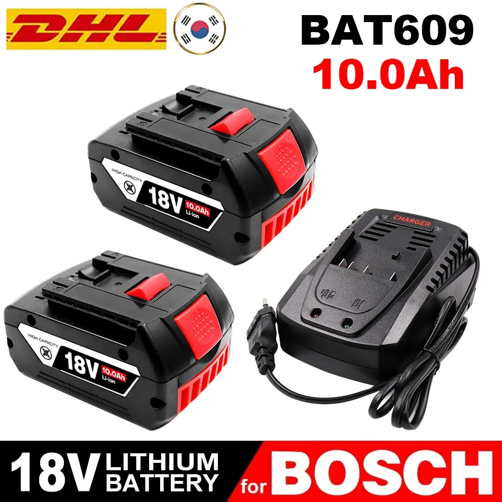

Original 18V 10.0Ah Replacement Battery for Bosch 18V Professional System Cordless Tools BAT609 BAT618 GBA18V80 21700 Cell