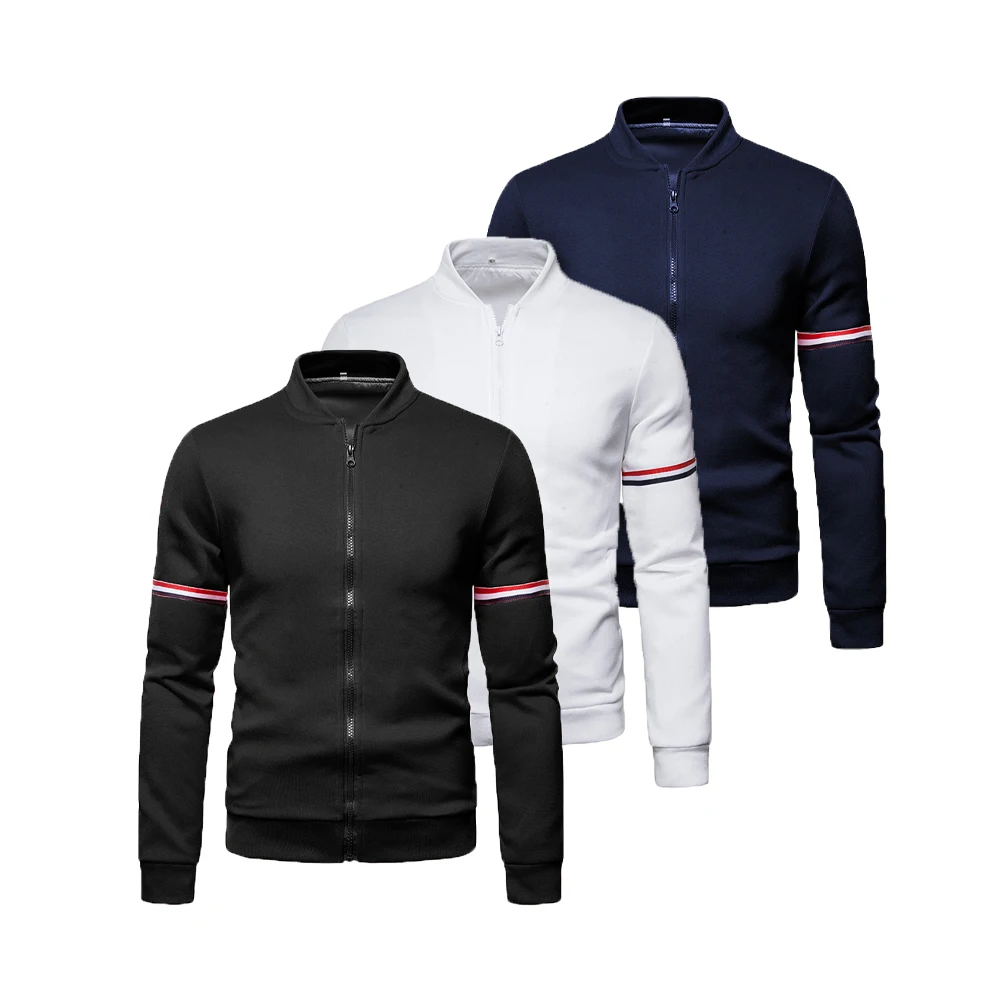 

Mens Fashion Jacket Daily Fall Winter Windbreak Coat Webbing Stand Collar Regular Fit Active Long Sleeve Casual Wear Jackets