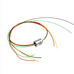 Micro Metal U-Type Slip Ring 12.5mm 4 canali fili 1.5A ruota segnale conduttivo trasmettitore per PTZ Hand Gimbal Monitor Robot